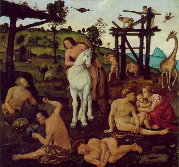 Piero di Cosimo Vulcan and Aeolus